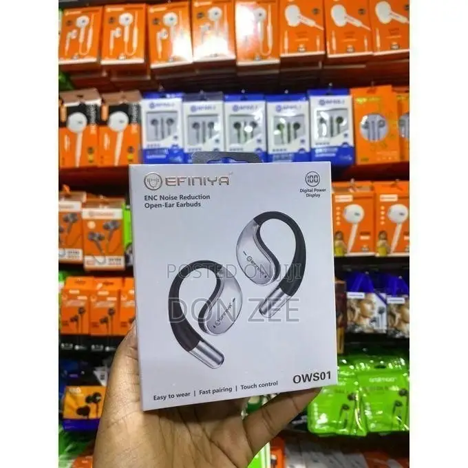 Efiniya OWS01 Open-Earbuds/Noise Reduction Open Wireless Earbuds