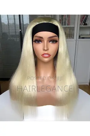 613 Blonde Headband Wig Unit 22”