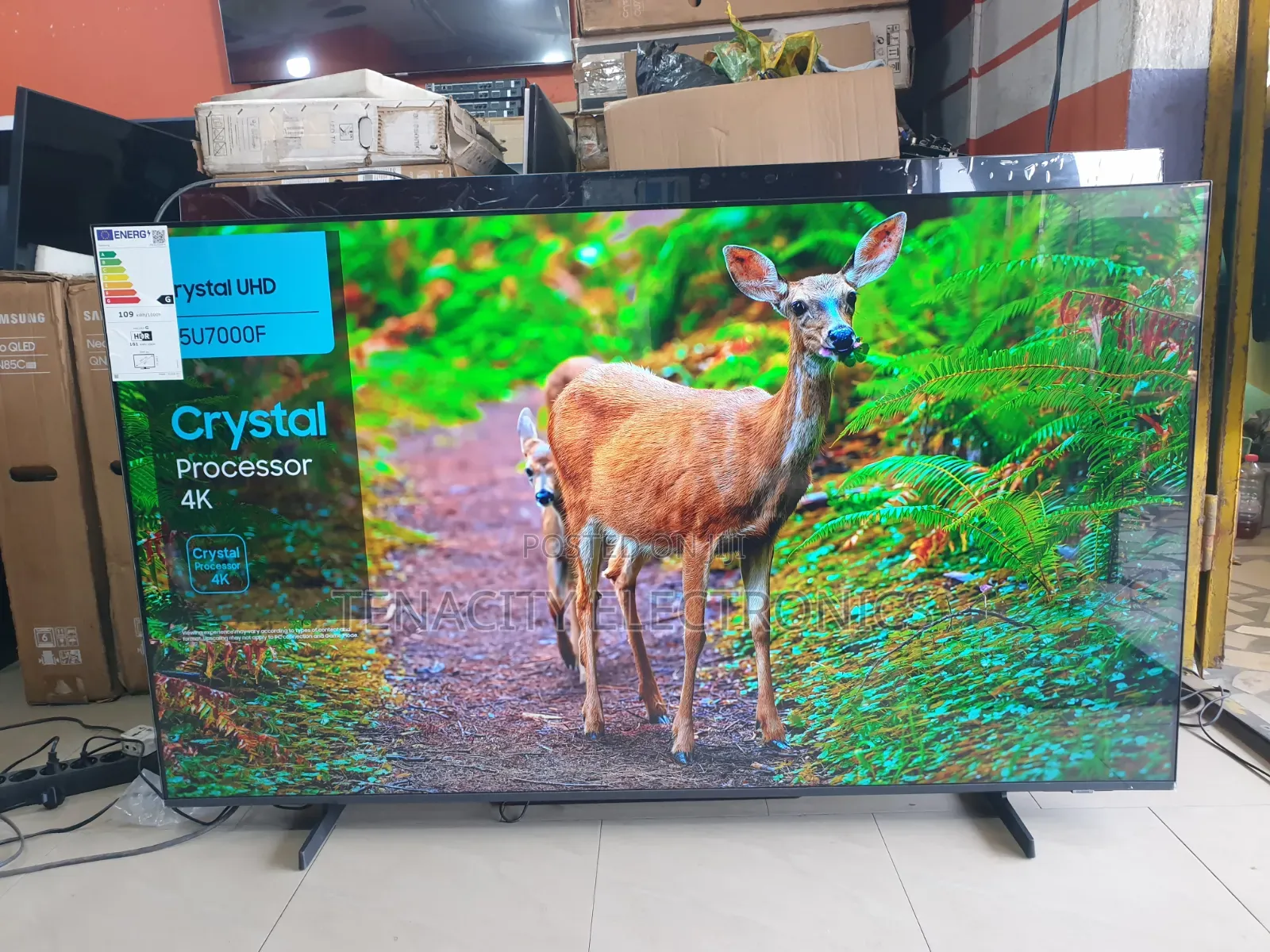 2025 65 Crystal Uhd Samsung 4k HDR Smart Satellite TV