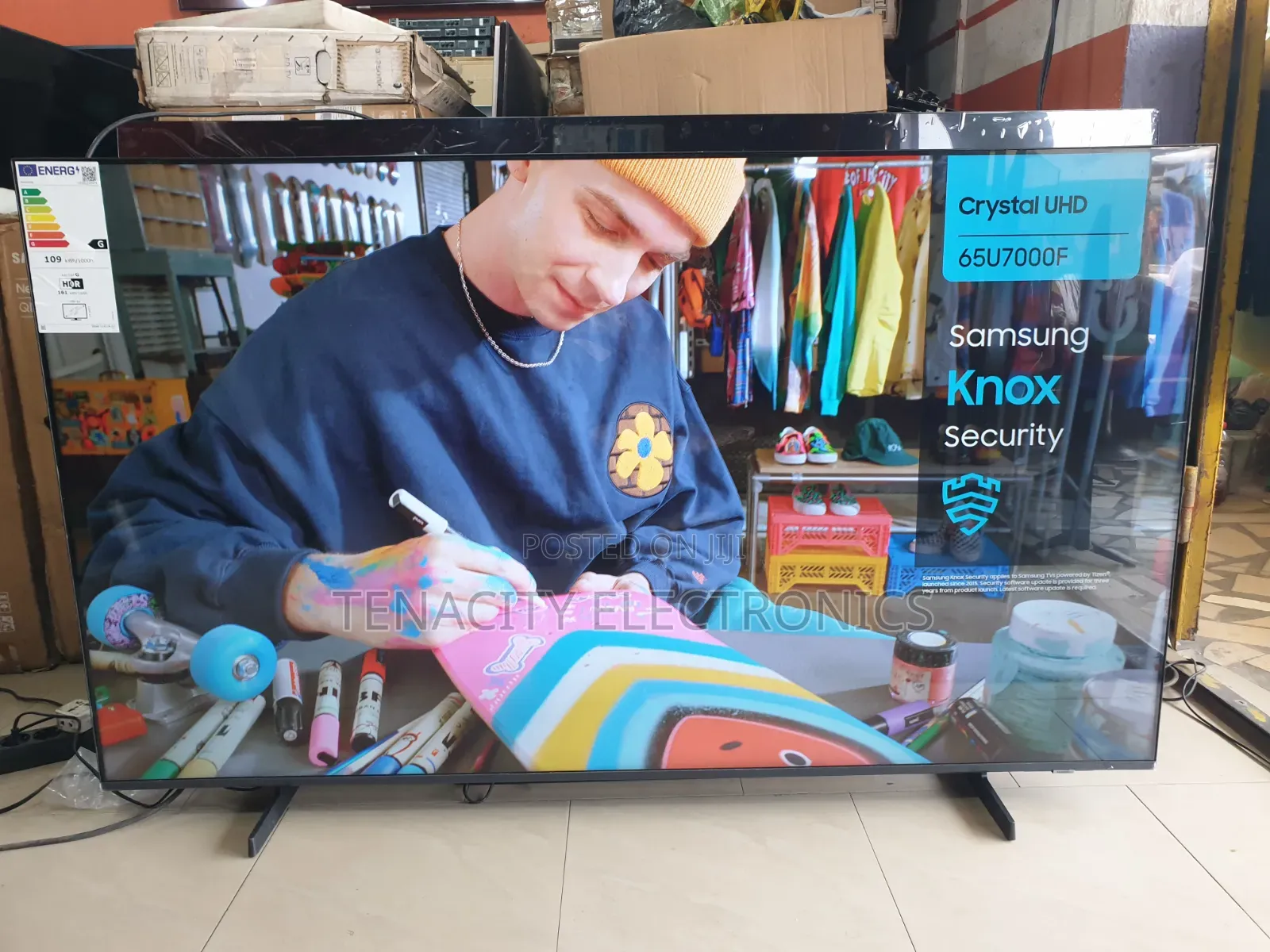 2025 65 Crystal Uhd Samsung 4k HDR Smart Satellite TV