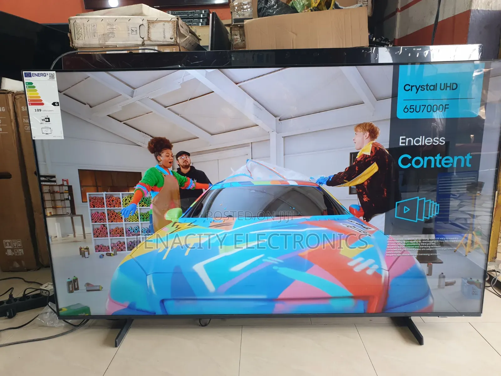 2025 65 Crystal Uhd Samsung 4k HDR Smart Satellite TV