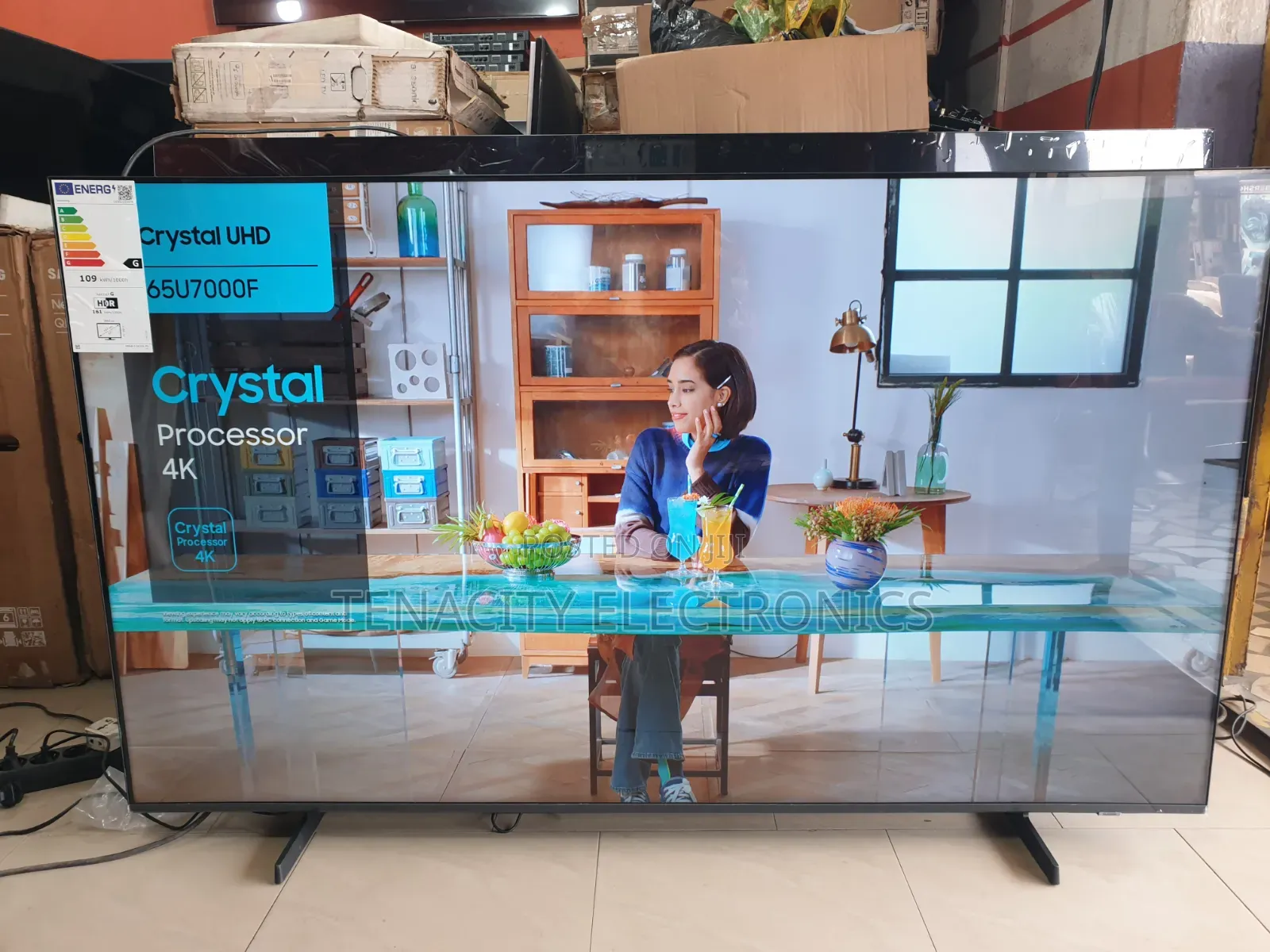 2025 65 Crystal Uhd Samsung 4k HDR Smart Satellite TV