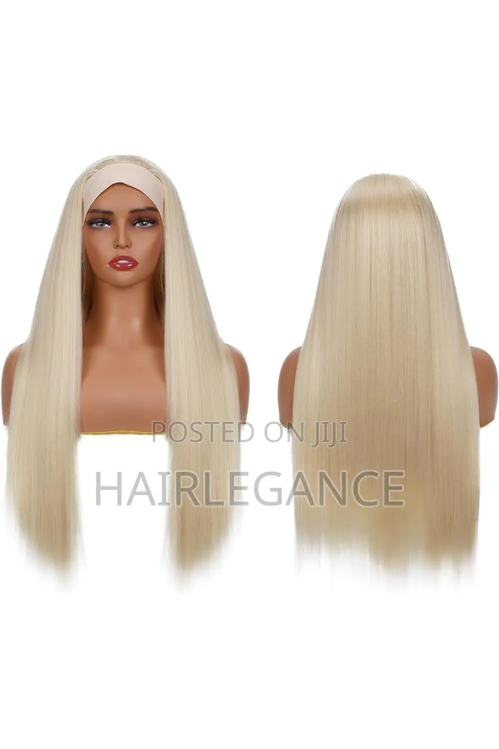613 Blonde Headband Wig Unit 22”