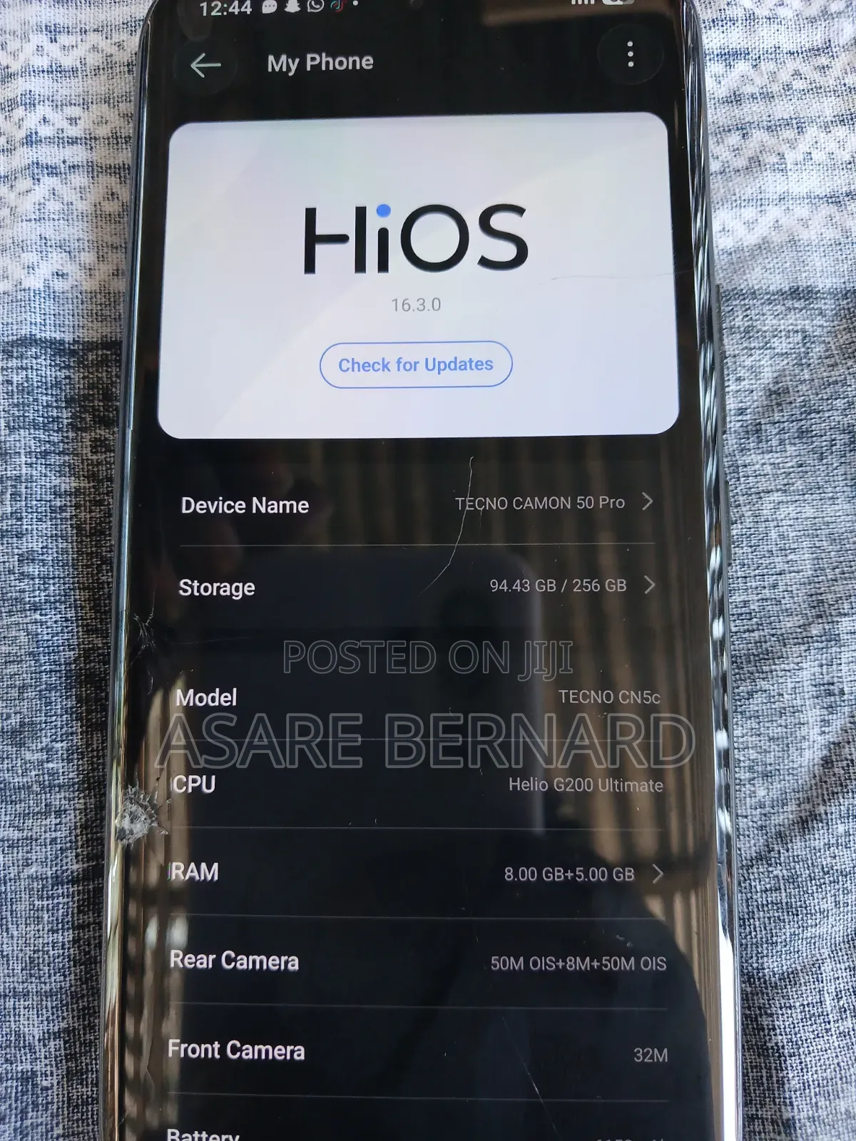 Tecno Camon 50 Pro 256 GB Gray