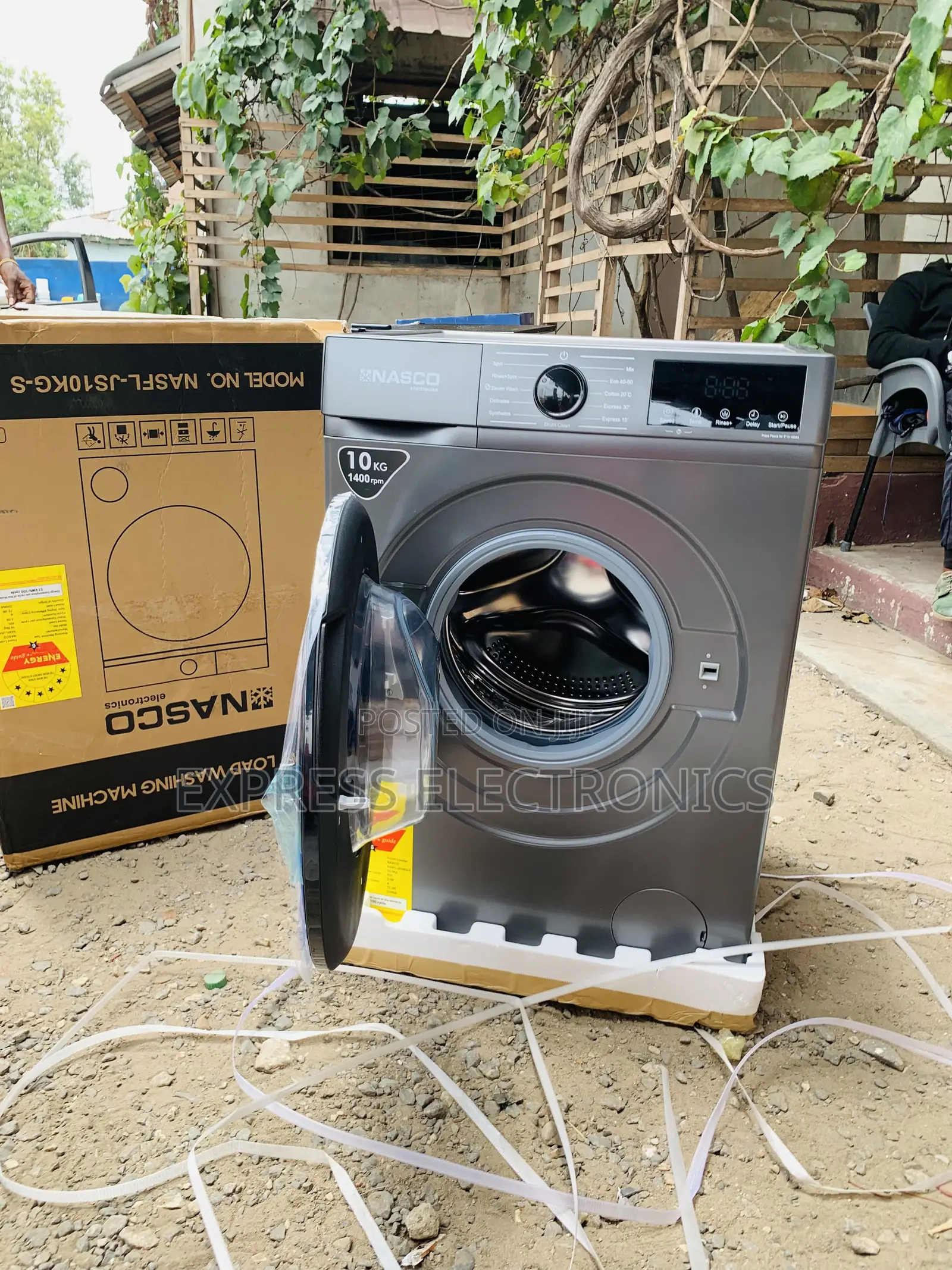 Nasco 11kg Front Load Full Auto Washing Machine Nas-11kg-Sbdinv