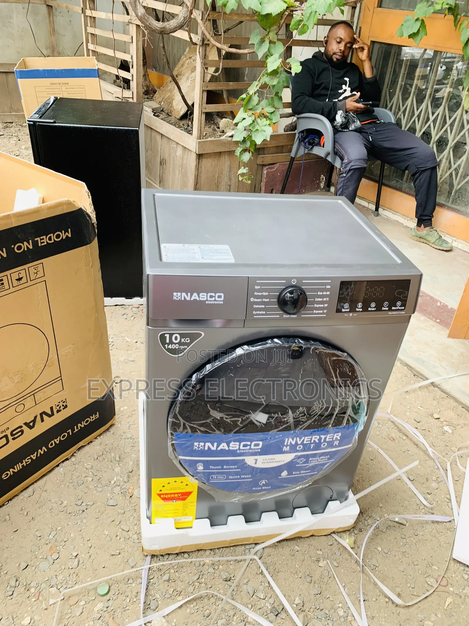 High Quality Nasco 11kg Front Load Full Auto Washing Nas-11kg-Sbdinv