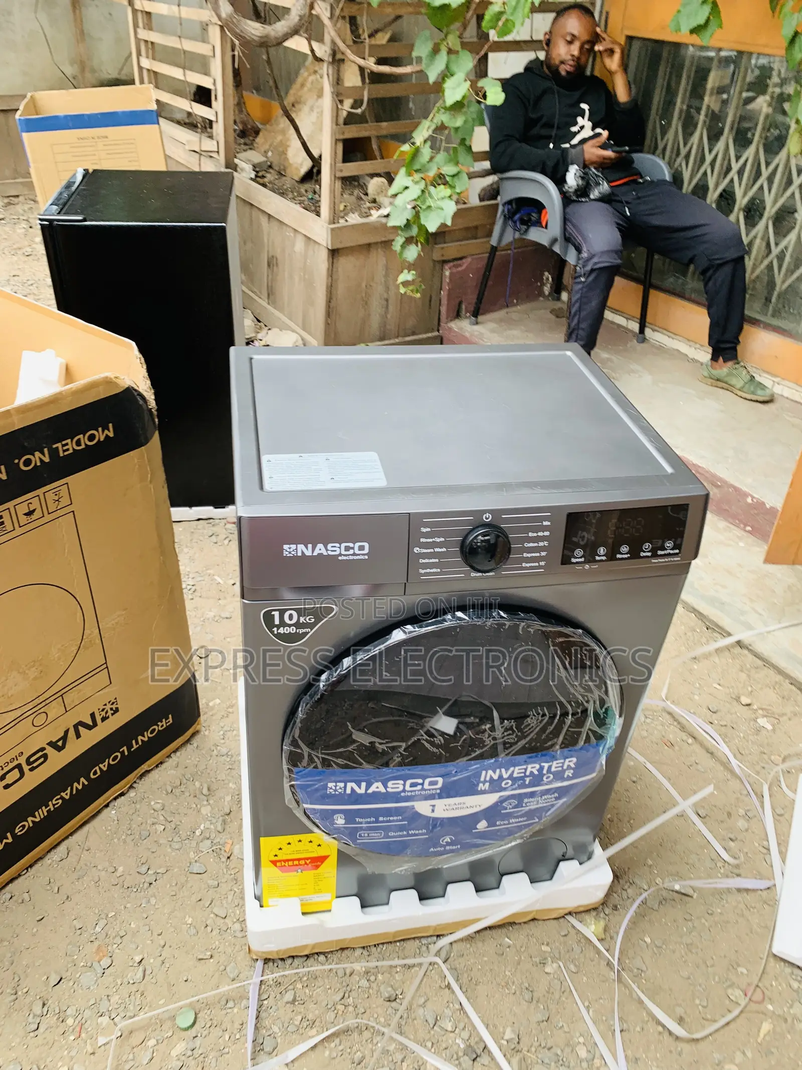 High Quality Nasco 11kg Front Load Full Auto Washing Nas-11kg-Sbdinv