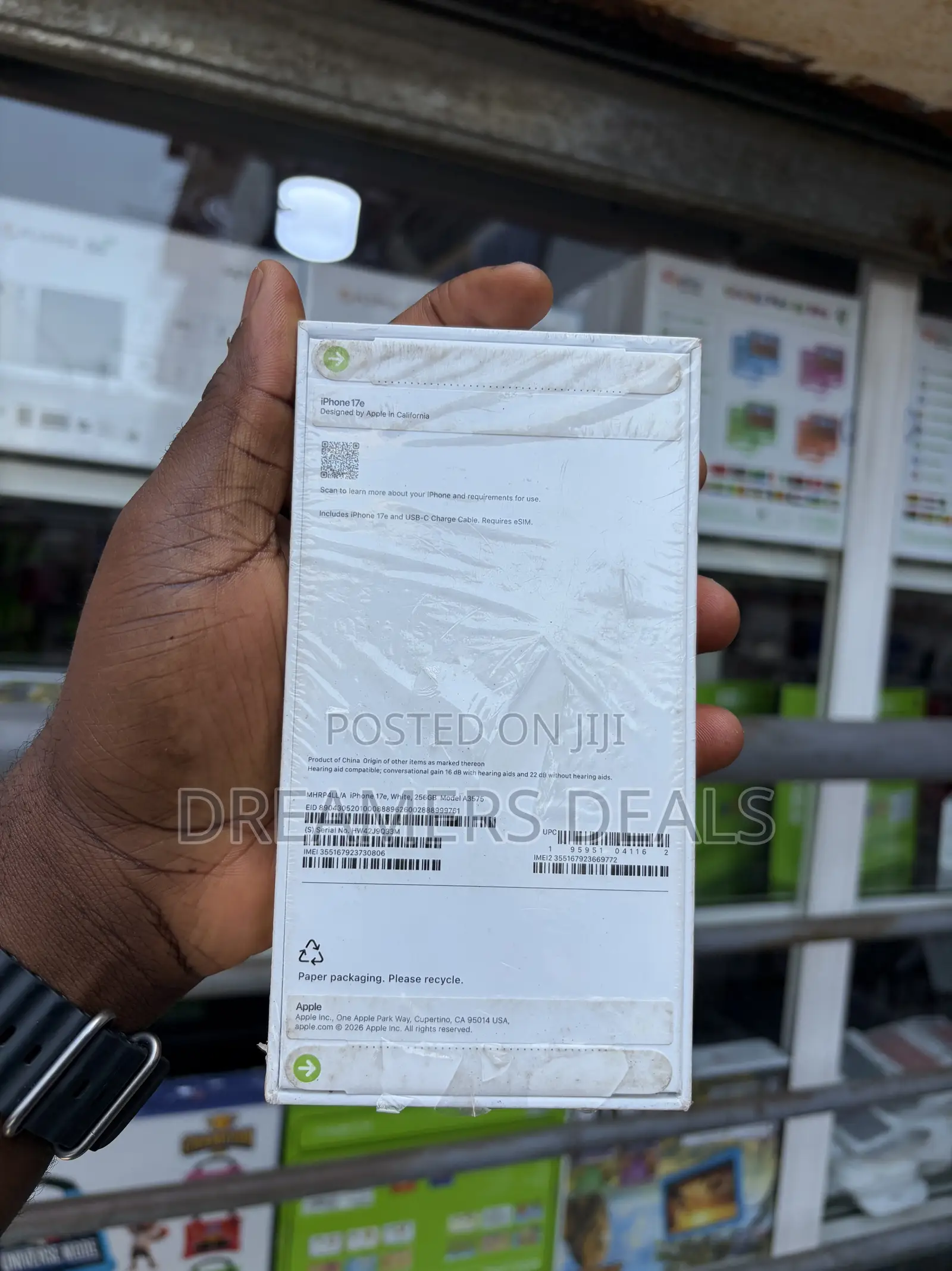 New Apple iPhone 17e 256 GB White