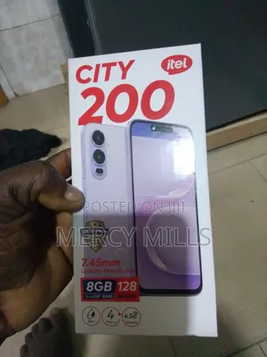 New Itel City 200 128 GB Black