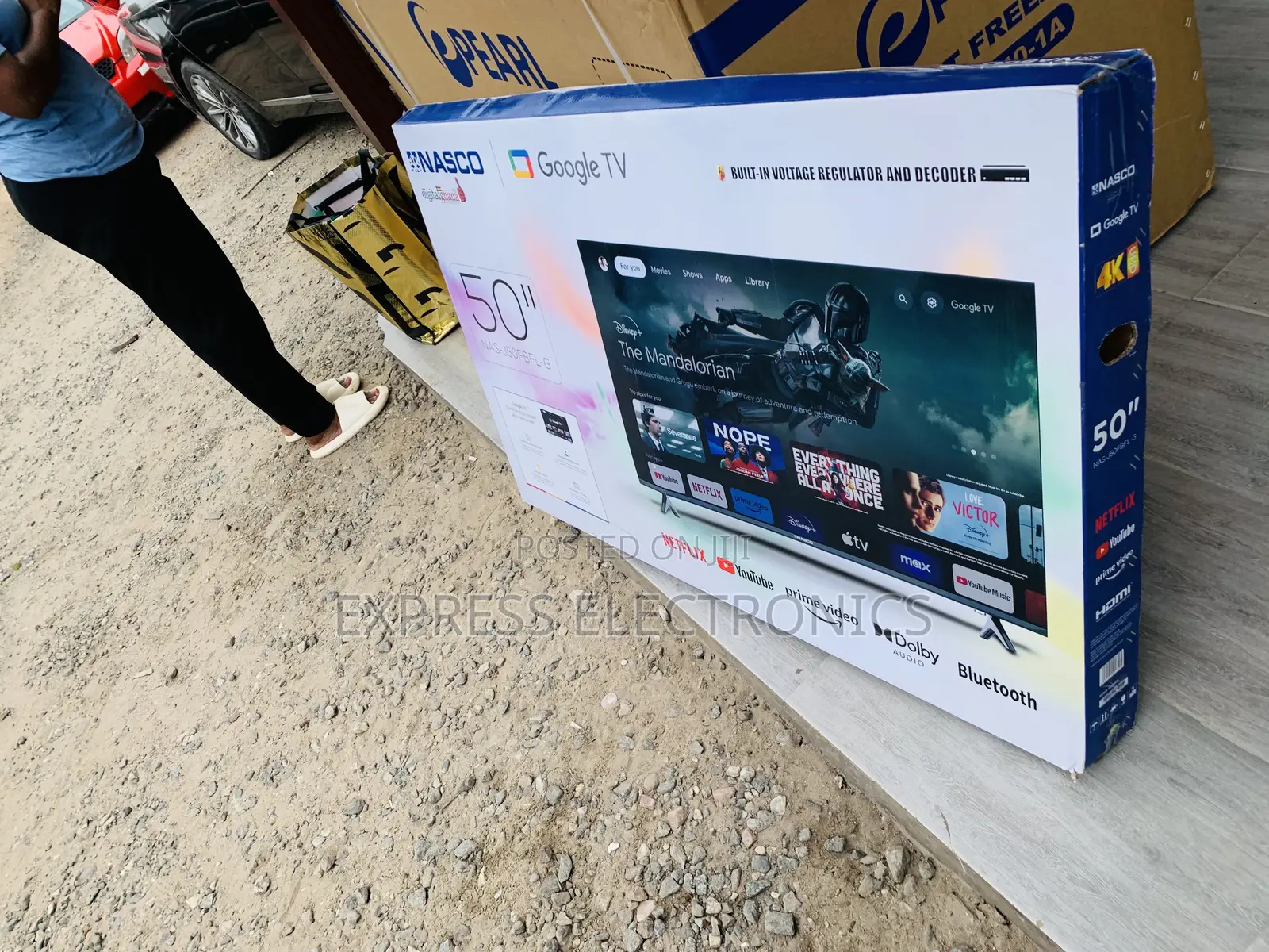 High Quality Slim Smart Glossy TV Nasco 50”