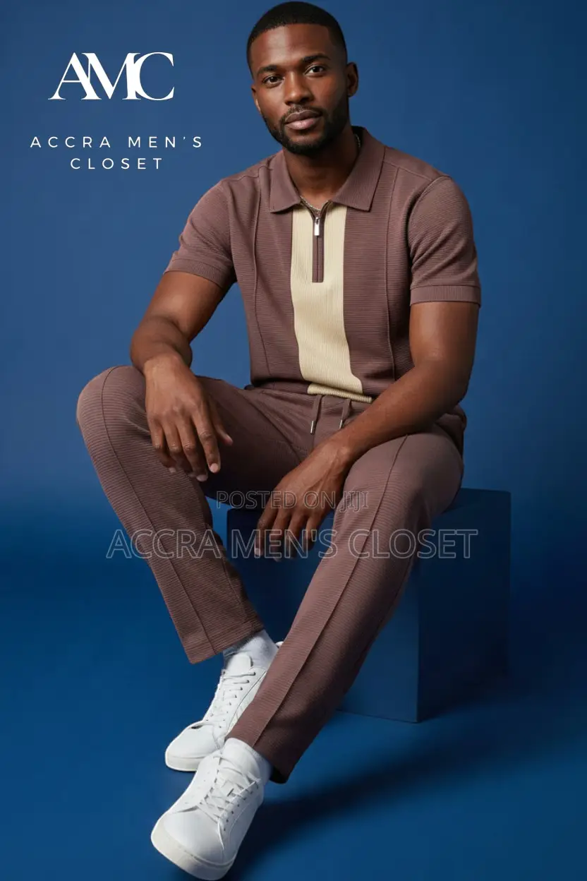 Men’s Smart Casual Sets – Polo Tops With Matching Trousers