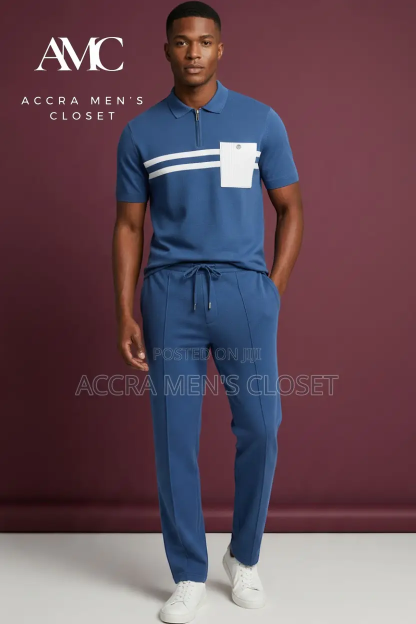 Men’s Smart Casual Sets – Polo Tops With Matching Trousers