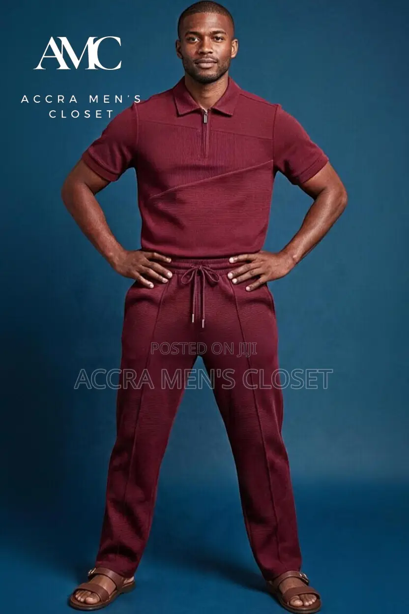 Men’s Smart Casual Sets – Polo Tops With Matching Trousers