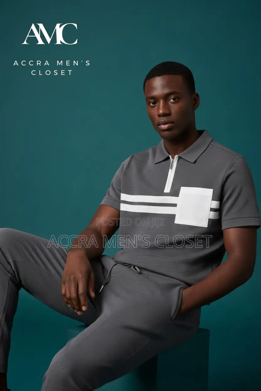 Men’s Smart Casual Sets – Polo Tops With Matching Trousers