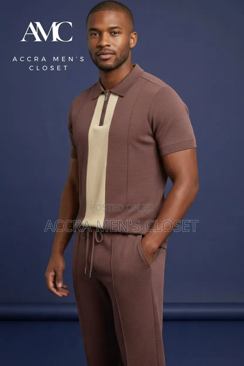 Men’s Smart Casual Sets – Polo Tops With Matching Trousers