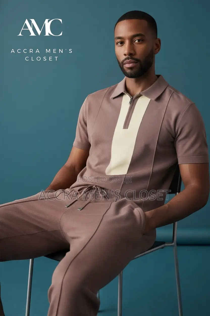 Men’s Smart Casual Sets – Polo Tops With Matching Trousers