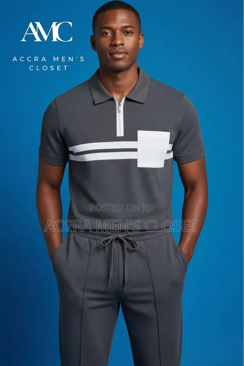 Men’s Smart Casual Sets – Polo Tops With Matching Trousers