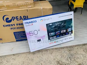 Get a New Nasco 50”FHD Smart Android TV Glossy Display