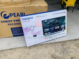 Get a New Nasco 50”FHD Smart Android TV Glossy Display