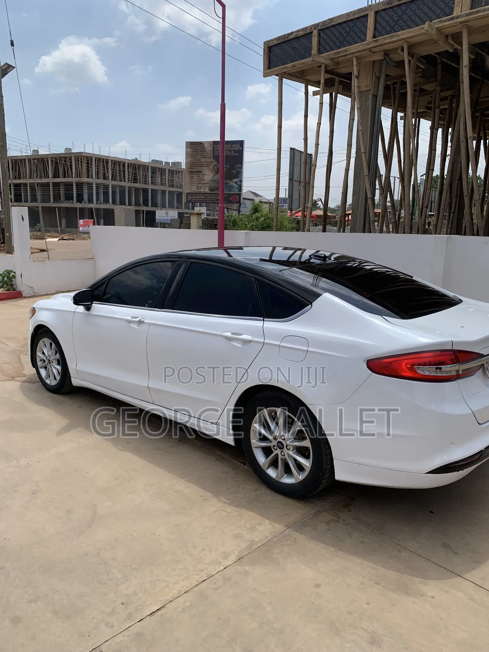 Ford Fusion SE AWD 2017 White
