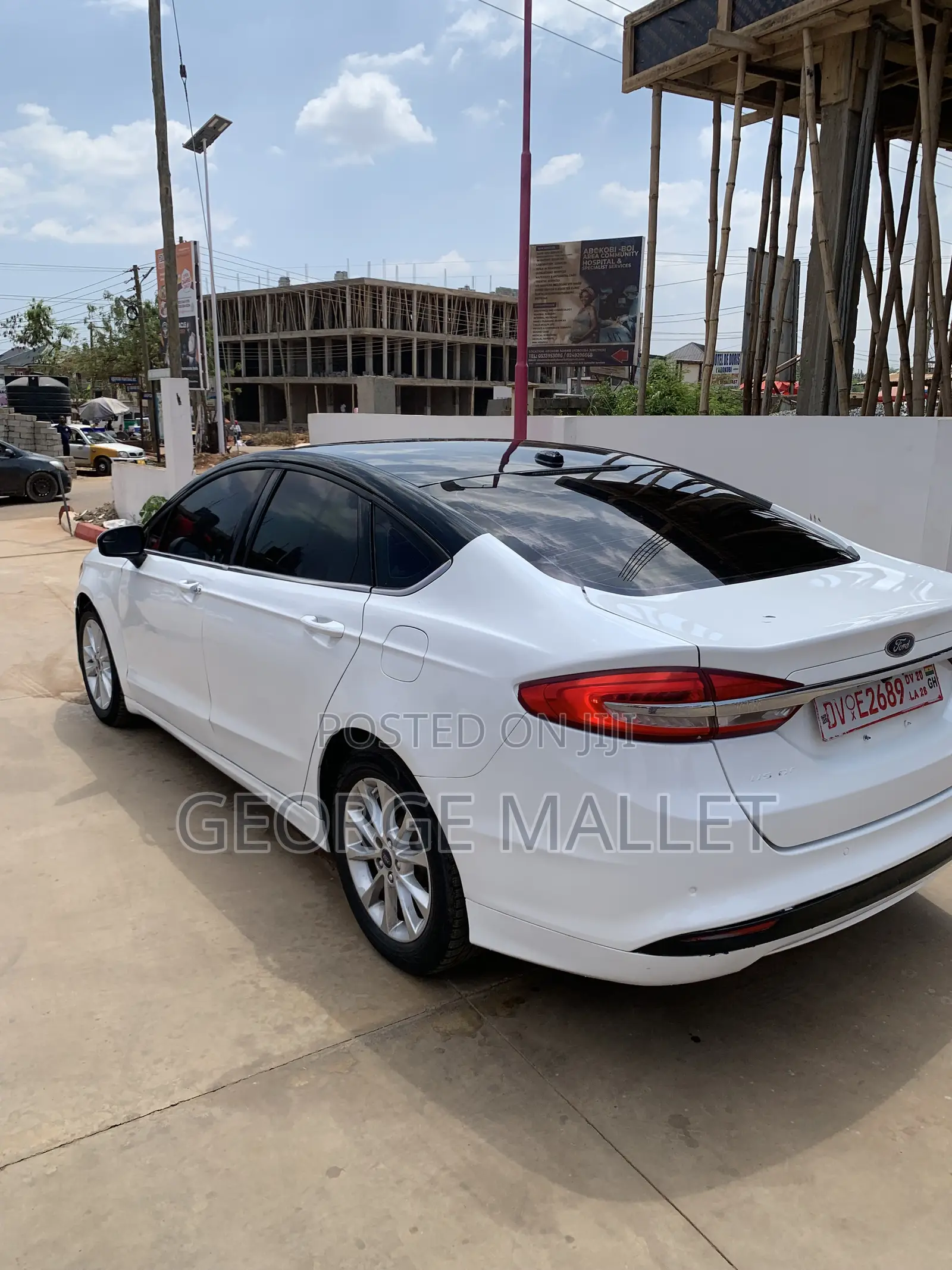 Ford Fusion SE AWD 2017 White