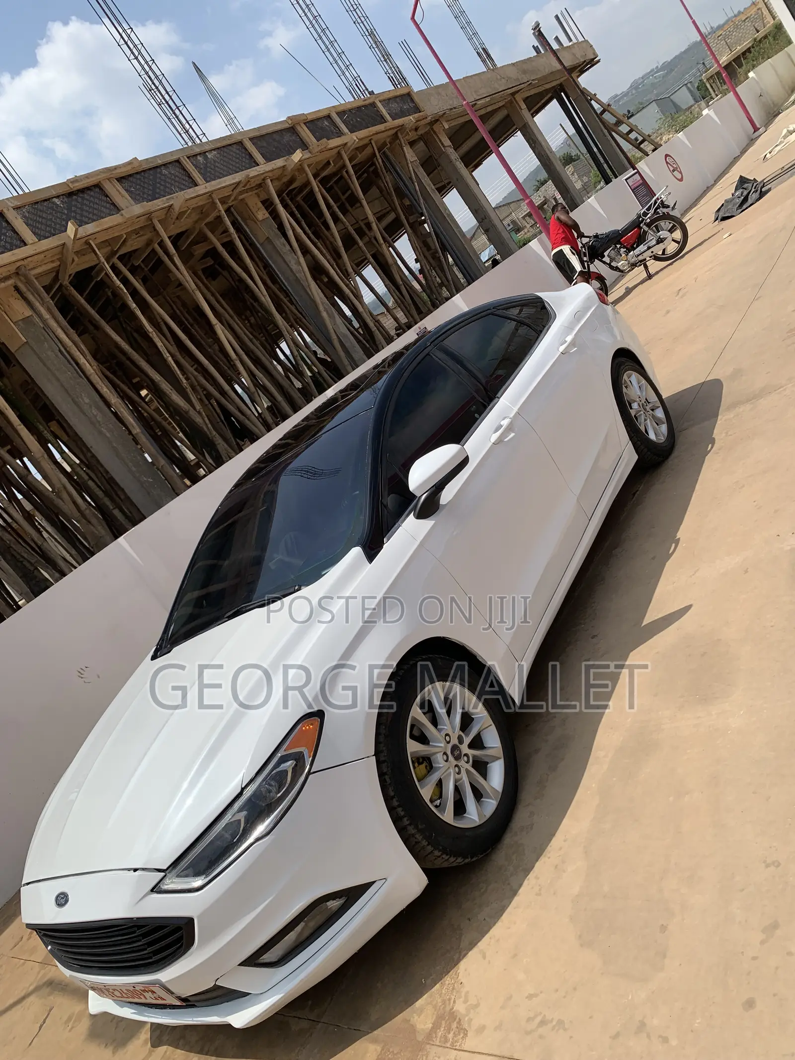 Ford Fusion SE AWD 2017 White