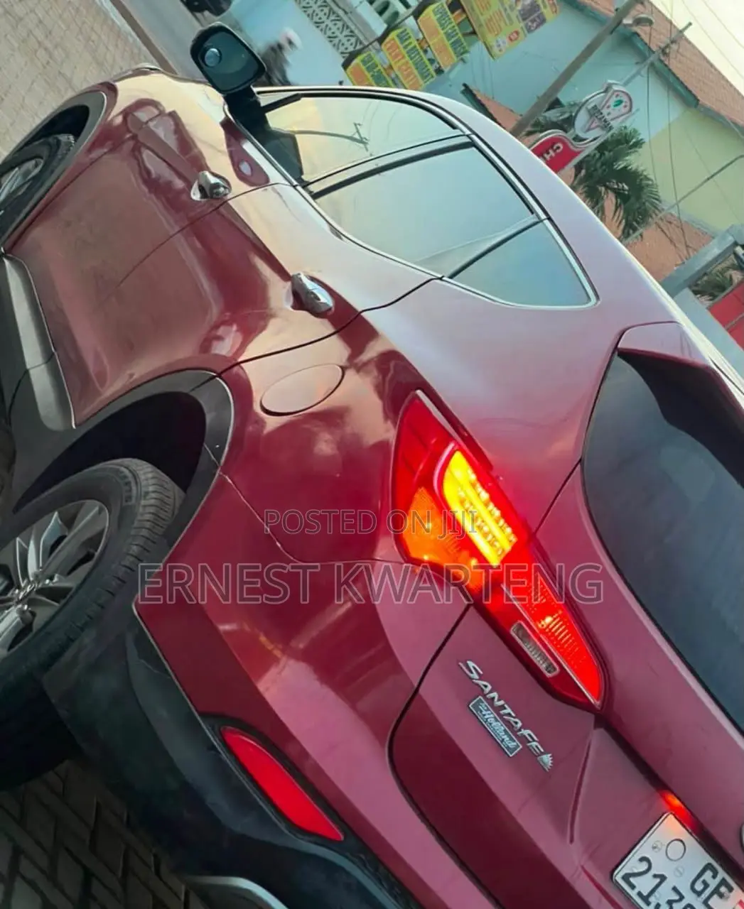 Hyundai Santa Fe 2016 Red