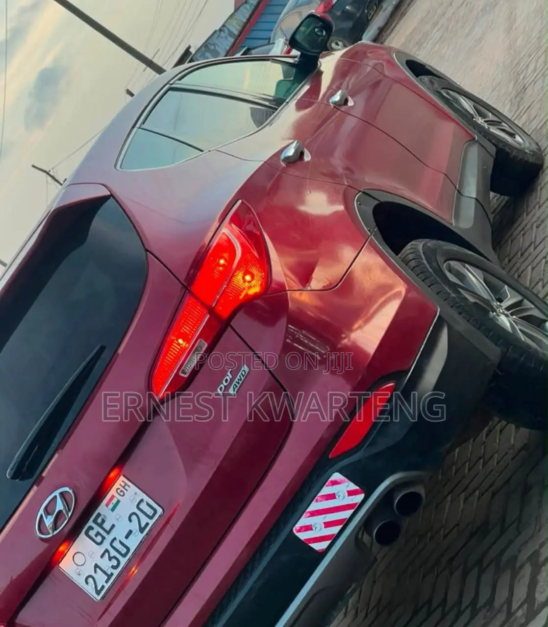 Hyundai Santa Fe 2016 Red