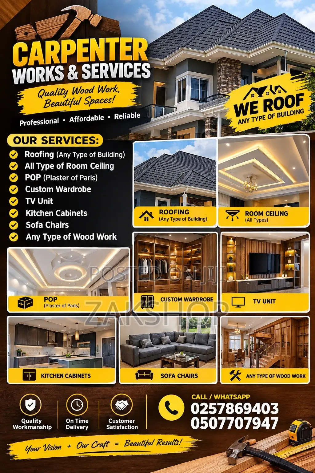 Roofing Services & Carpentry Work