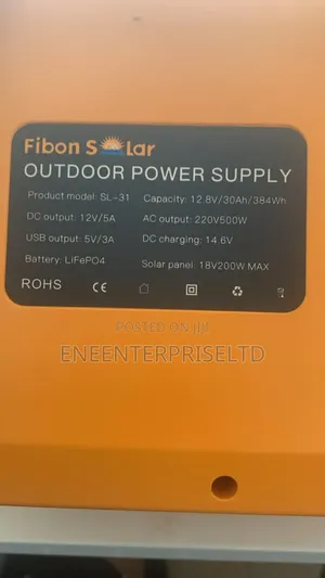 500W Solar Generator Pure Sine Wave Inverter