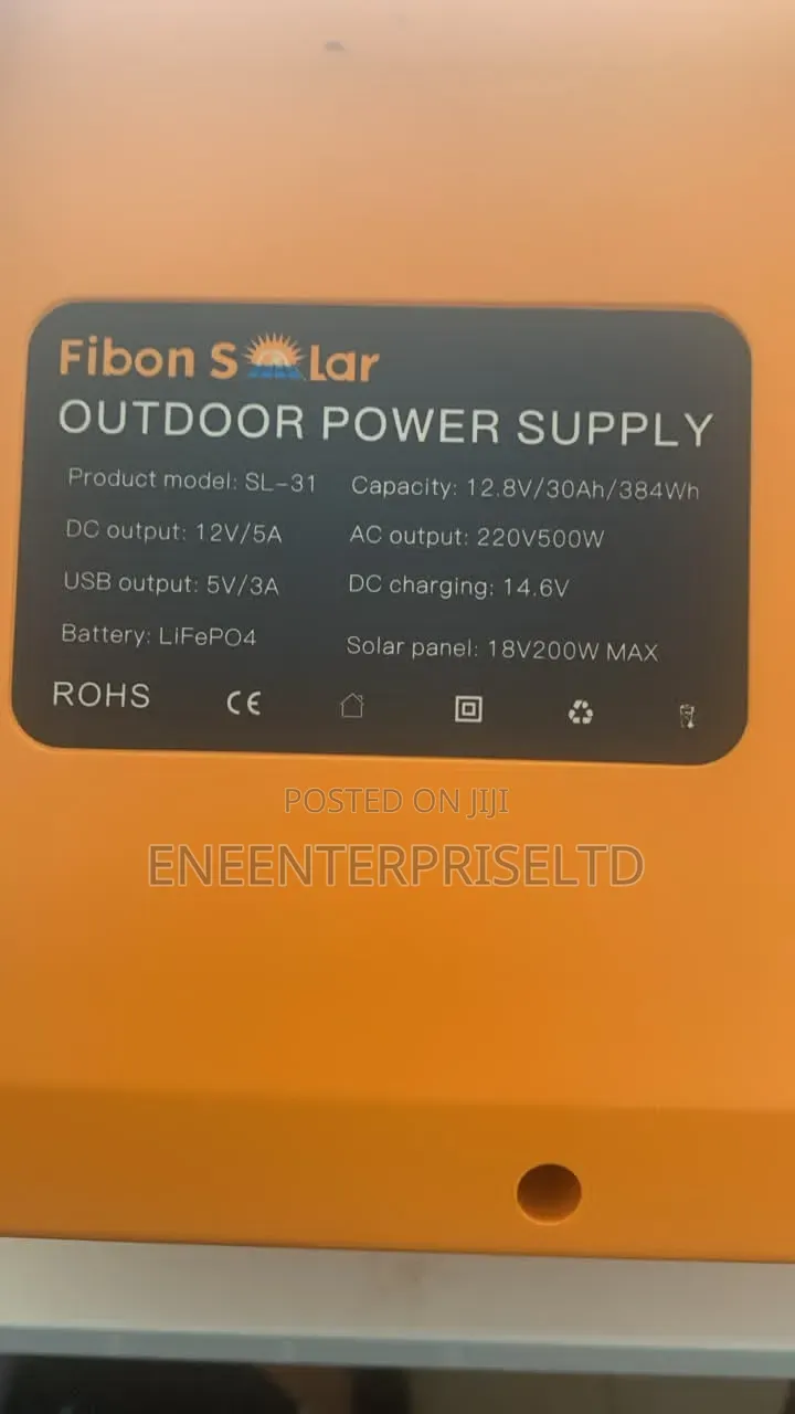 500W Solar Generator Pure Sine Wave Inverter