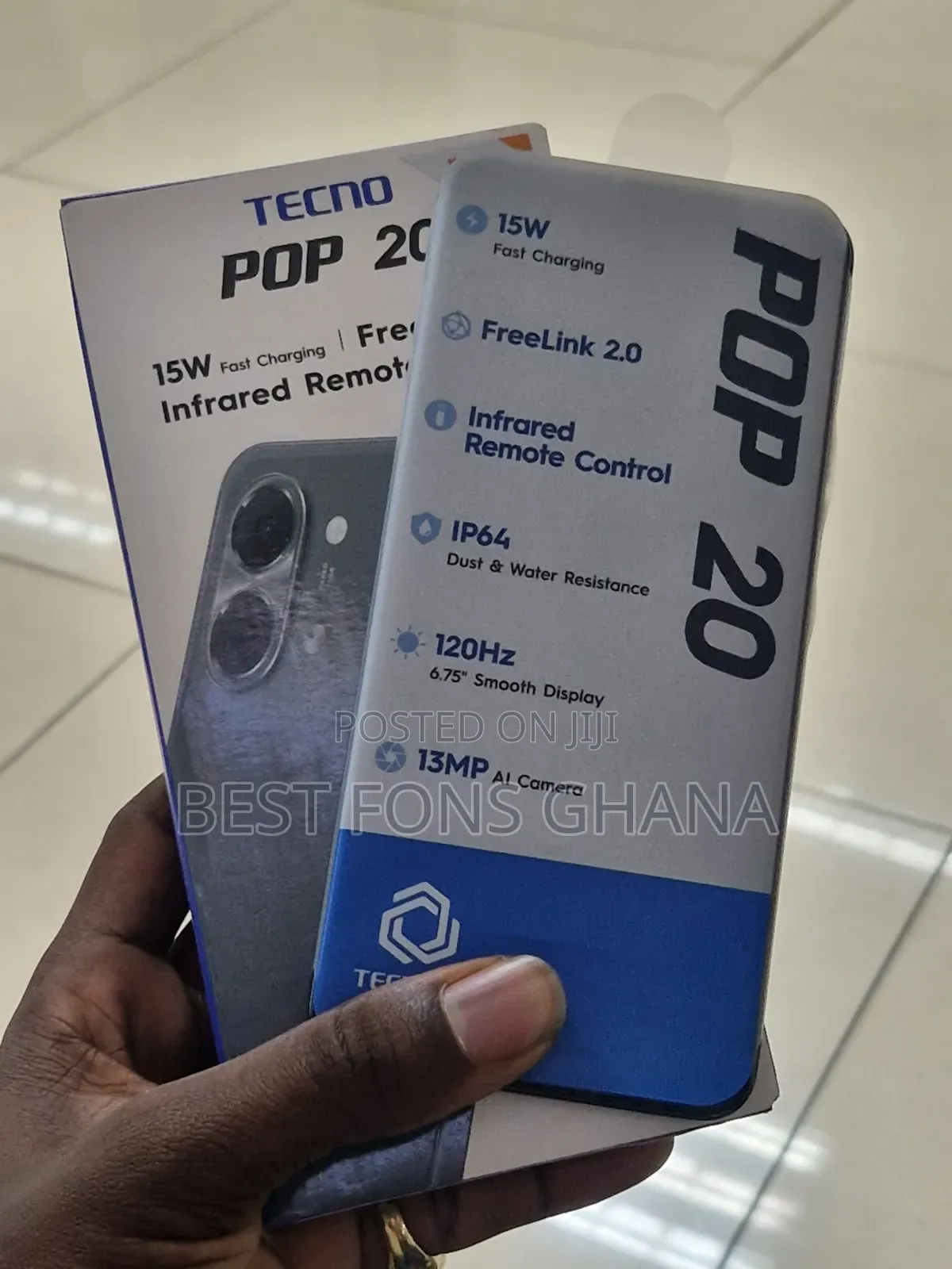 New Tecno Pop 20 64 GB Black