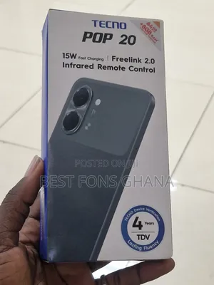 New Tecno Pop 20 64 GB Black