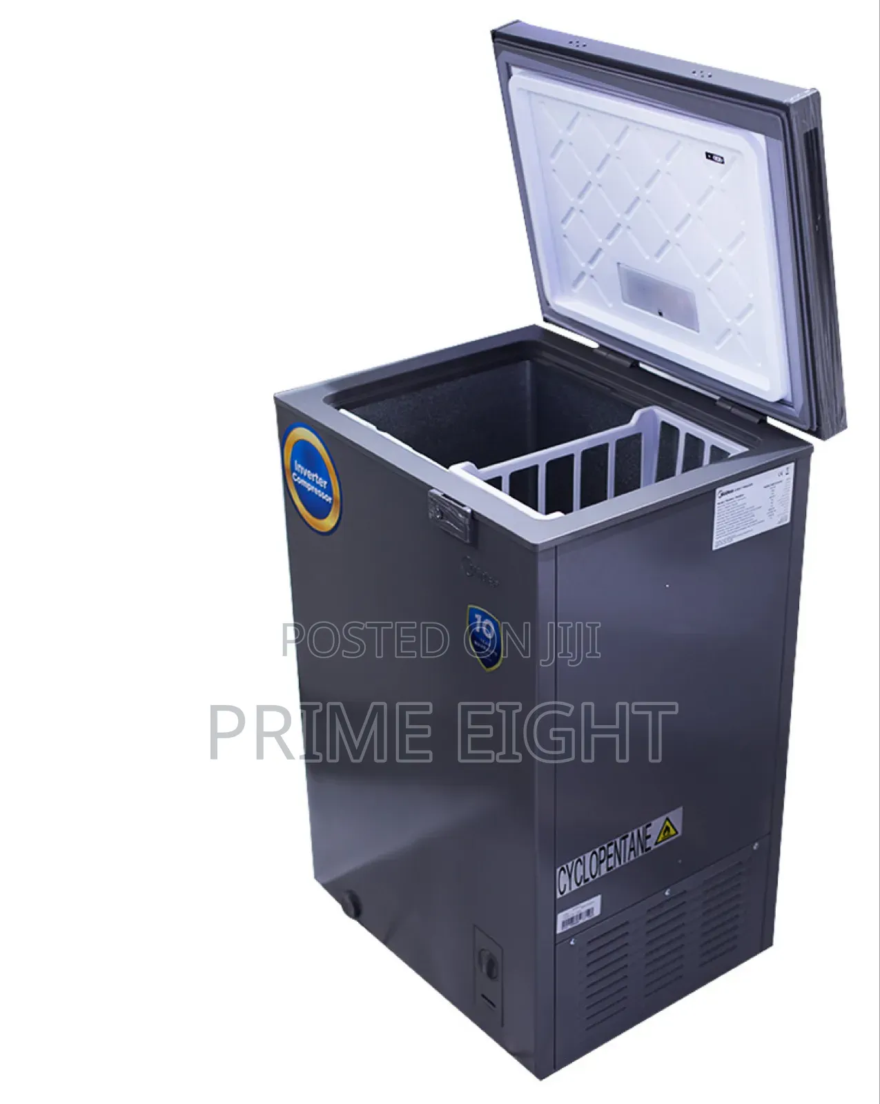 Midea 99-Liter Mdrc193zg43d Compact Inverter Chest Freezer