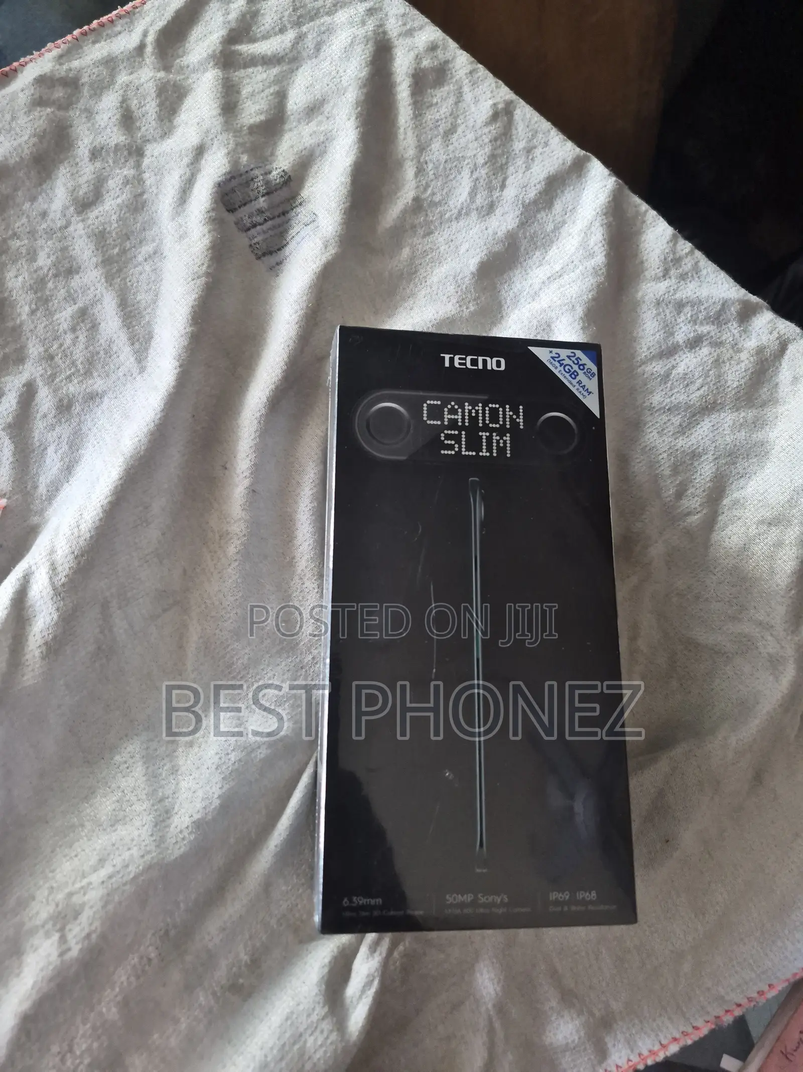 New Tecno Camon Slim 256 GB Black