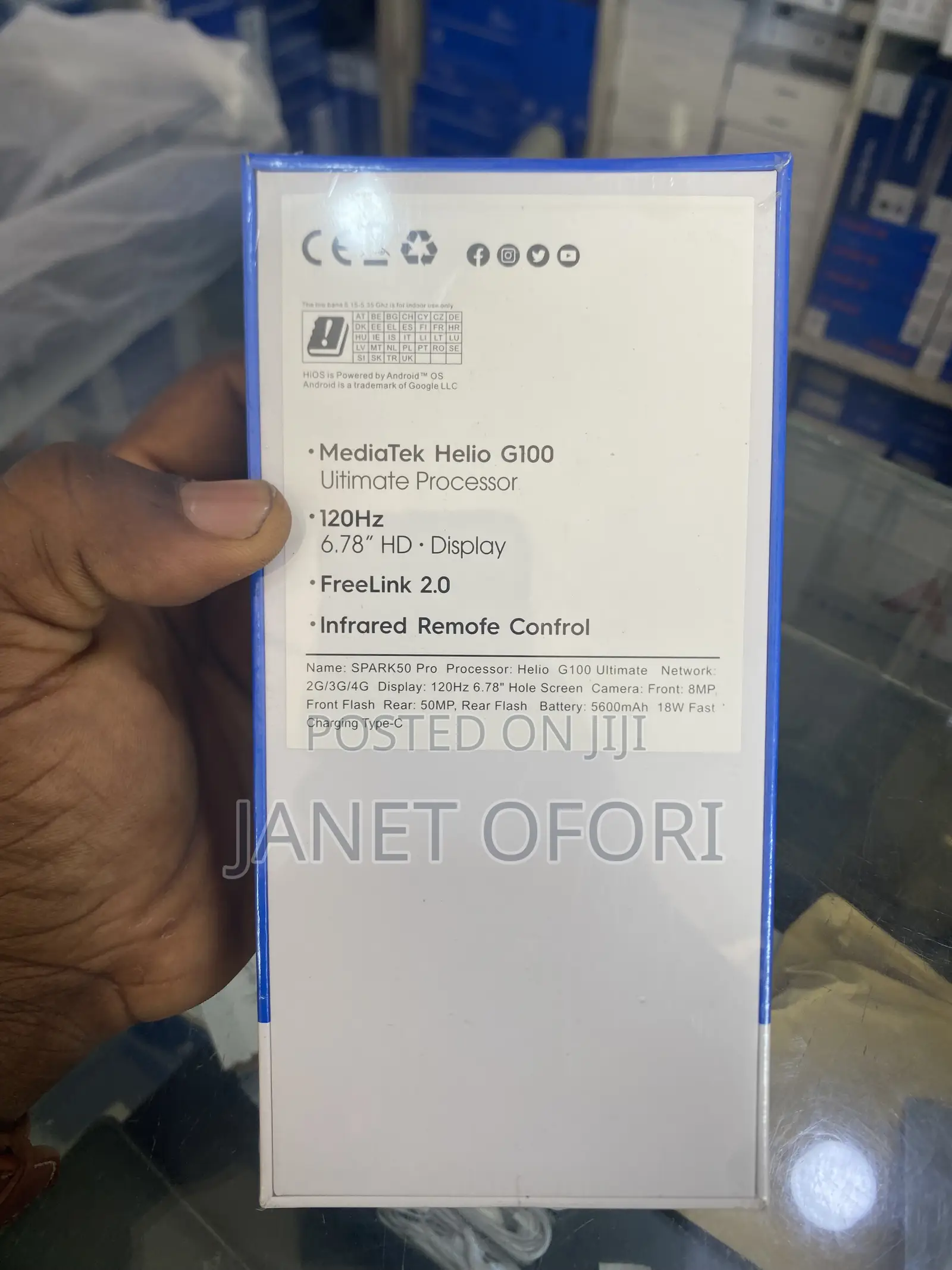 New Tecno Spark 50 Pro 256 GB Gray