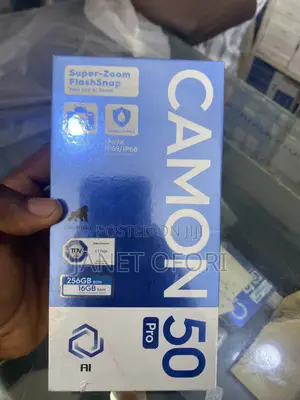 New Tecno Camon 50 Pro 256 GB Black