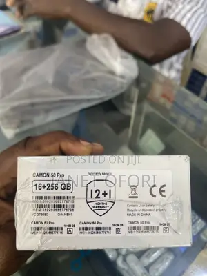 New Tecno Camon 50 Pro 256 GB Black