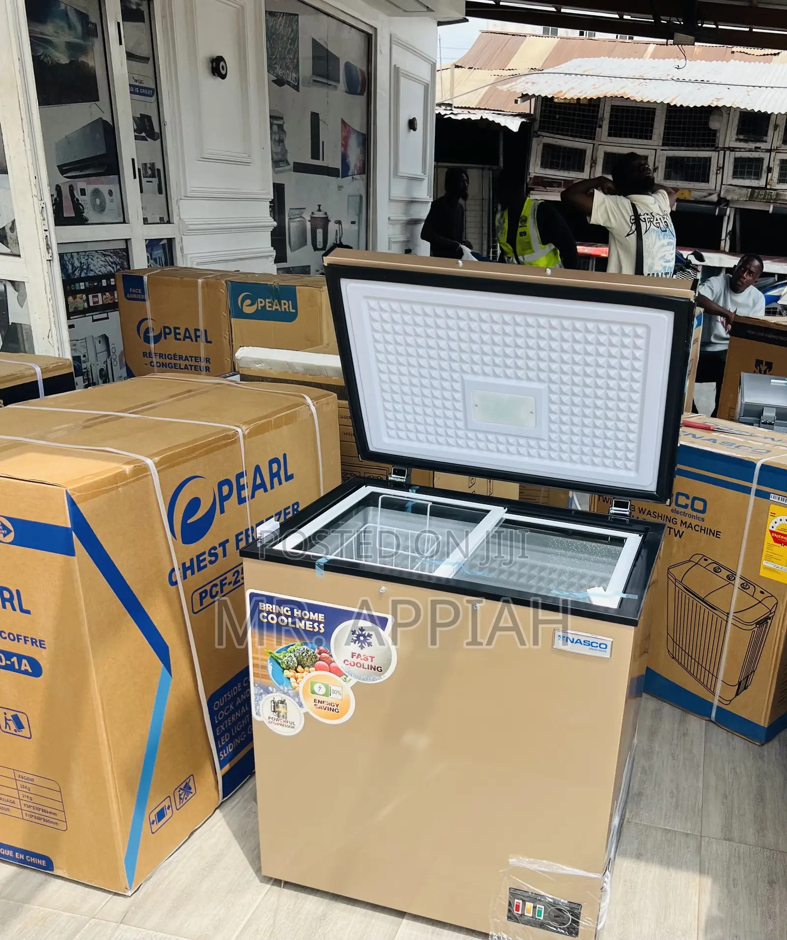Single Door 142L Nasco Chest Freezer(Nas200fl)Gold