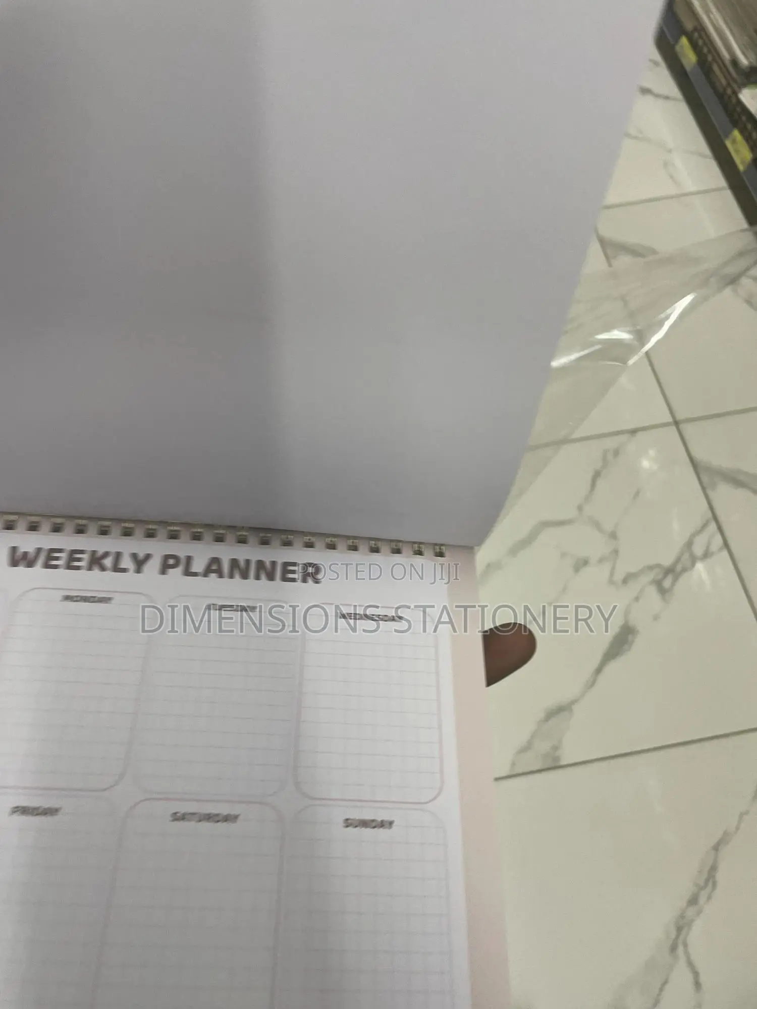 Weekly and Daily Planners.