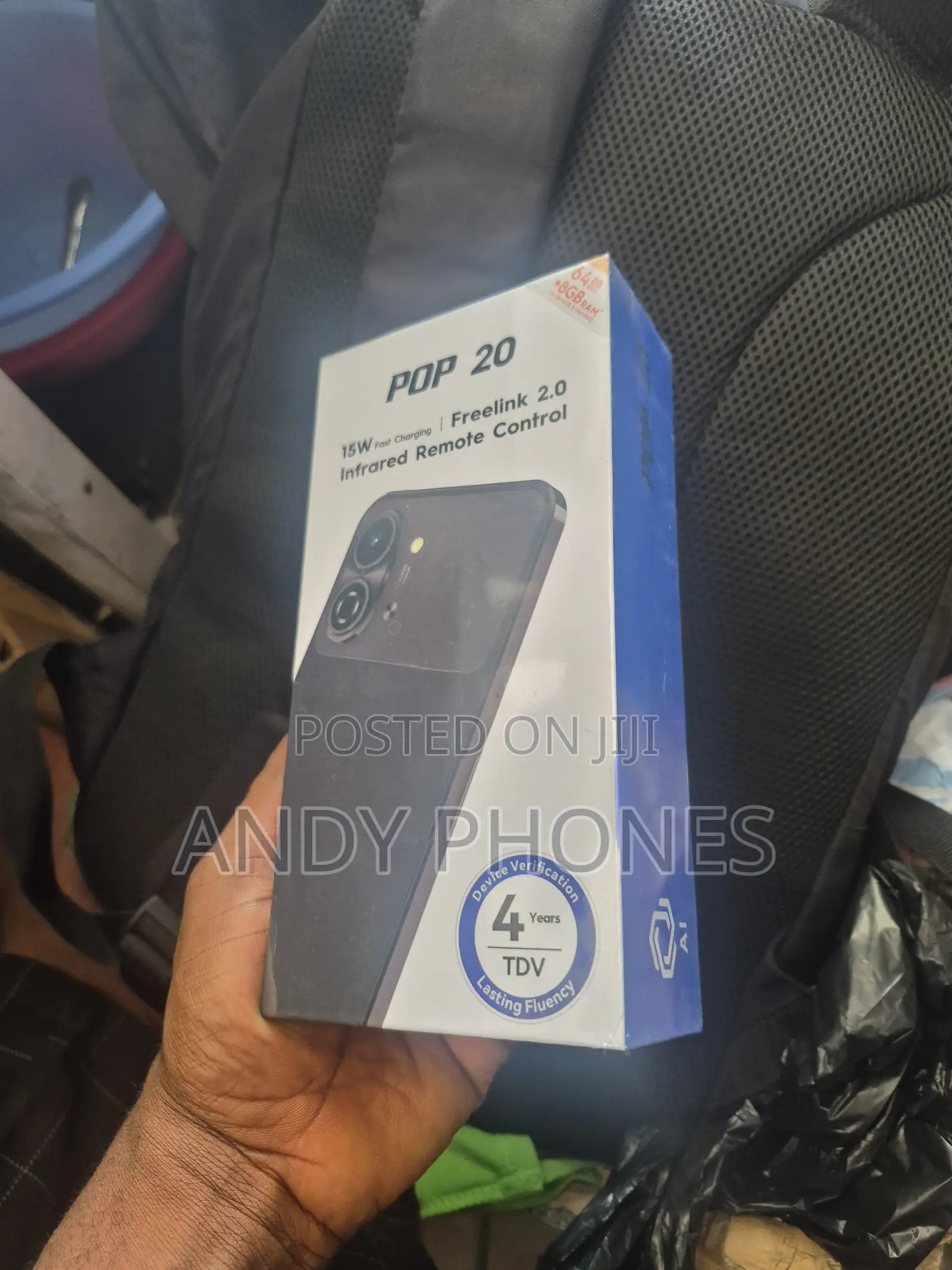 New Tecno Pop 20 64 GB Black