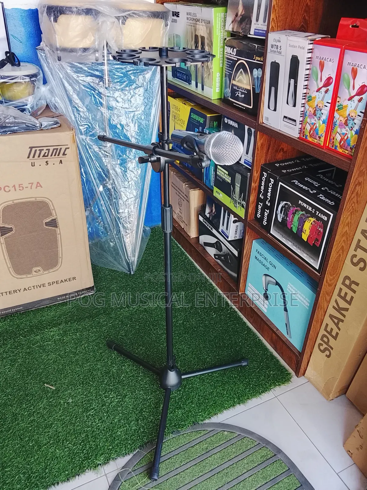 Multiple Mic Holder Stand