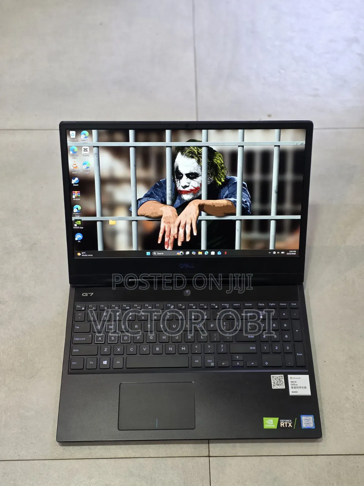 Laptop Dell G7 15 7590 16GB Intel Core i7 SSD 512GB