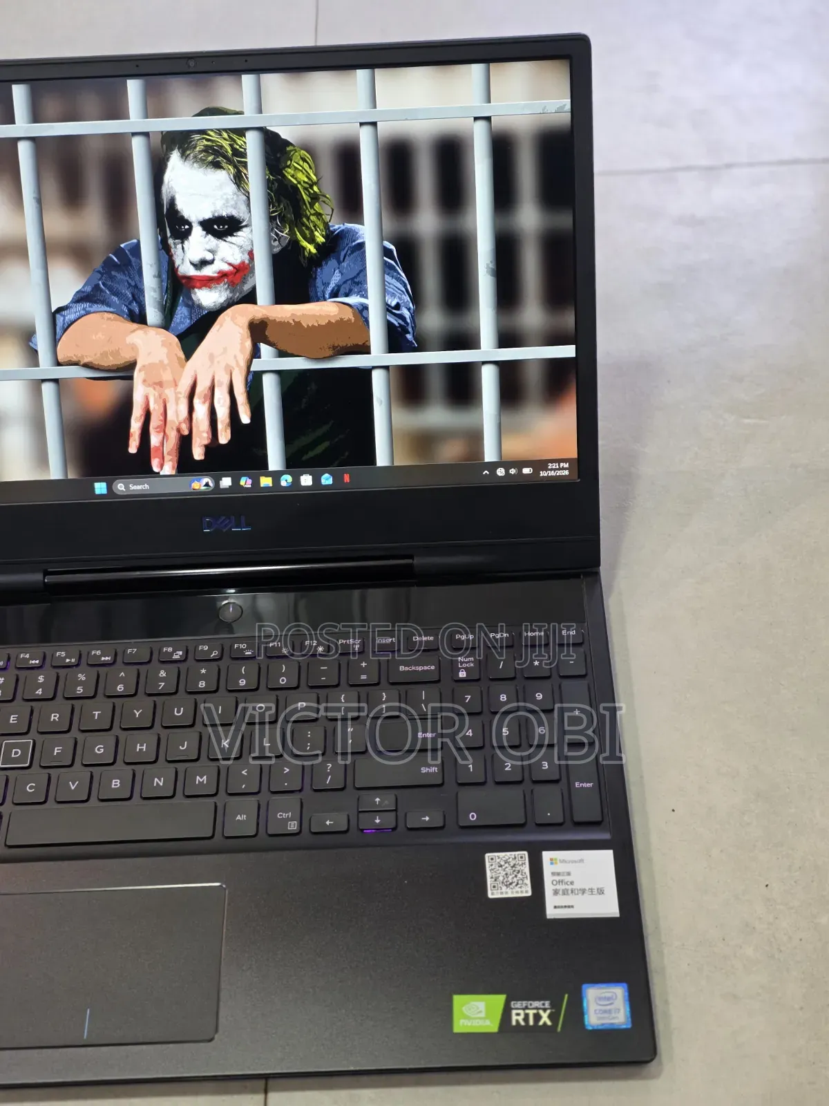 Laptop Dell G7 15 7590 16GB Intel Core i7 SSD 512GB