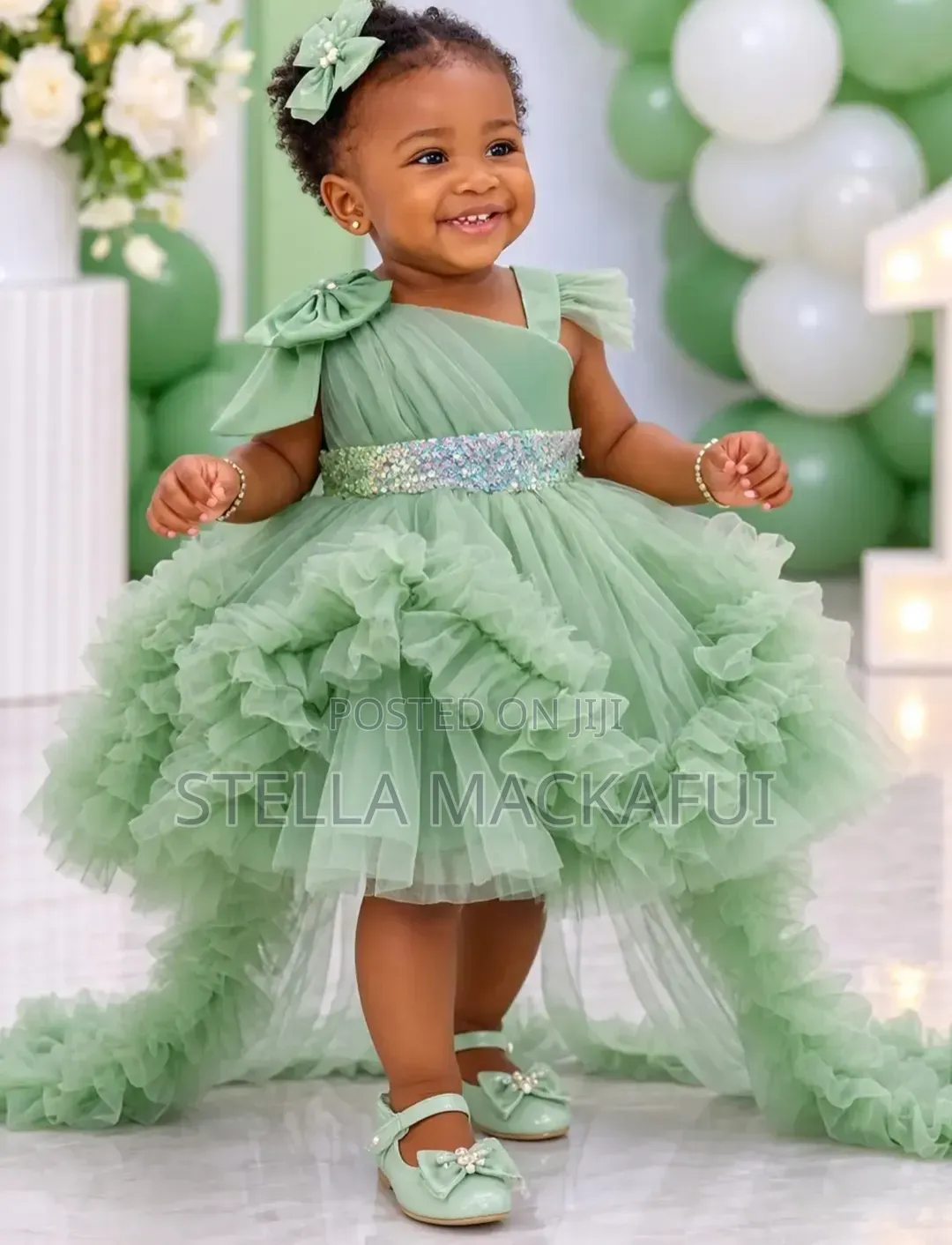 Gown With Veil for 1-2yrs Only
