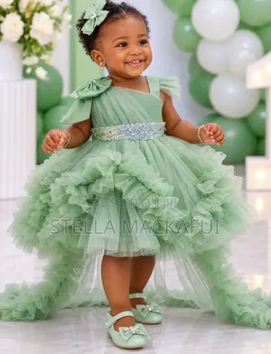 Gown With Veil for 1-2yrs Only