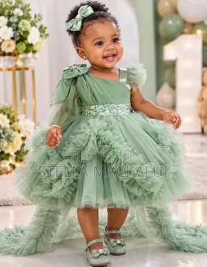 Gown With Veil for 1-2yrs Only