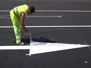 Car Parking Lot and Warehouse Strip Markings