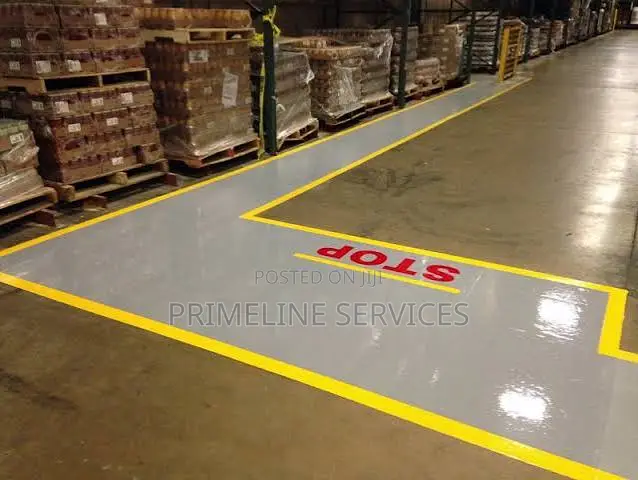 Car Parking Lot and Warehouse Strip Markings