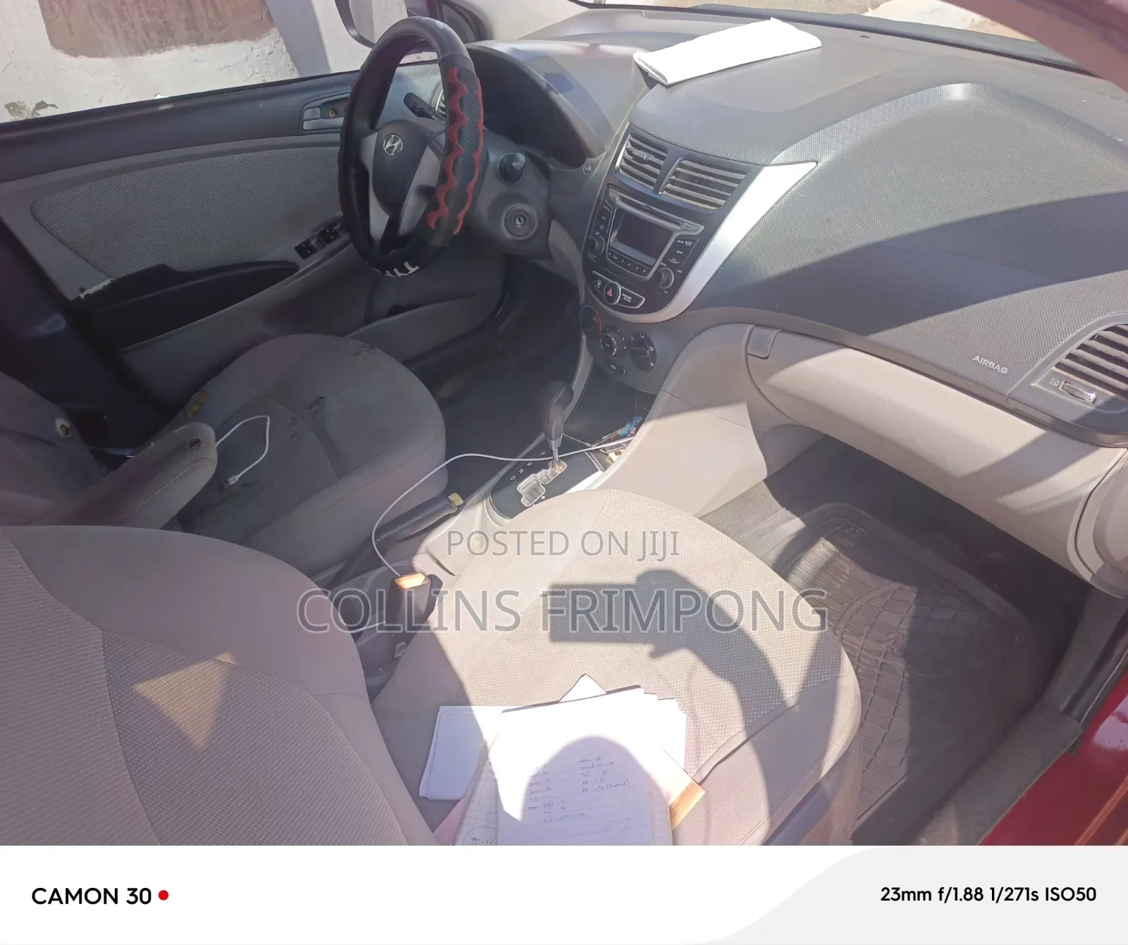Hyundai Accent SE 2012 Red